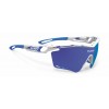 Rudy Project Tralyx XL prillid - white gloss (multilaser blue)